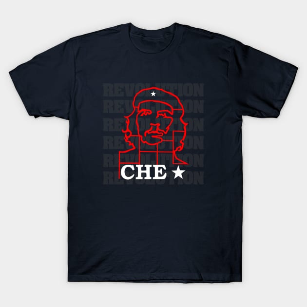 Che Guevara Rebel Cuban Guerrilla T-Shirt by HiDearPrint